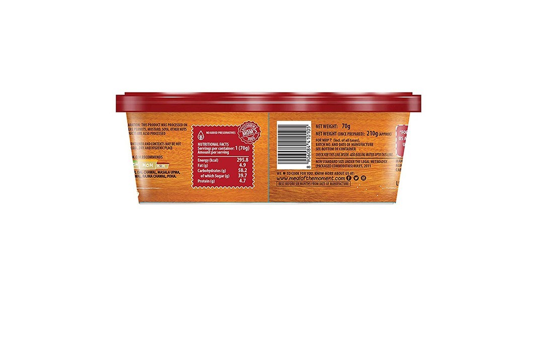 Mom Meal of the Moment, Seviyan Kheer    Tub  70 grams